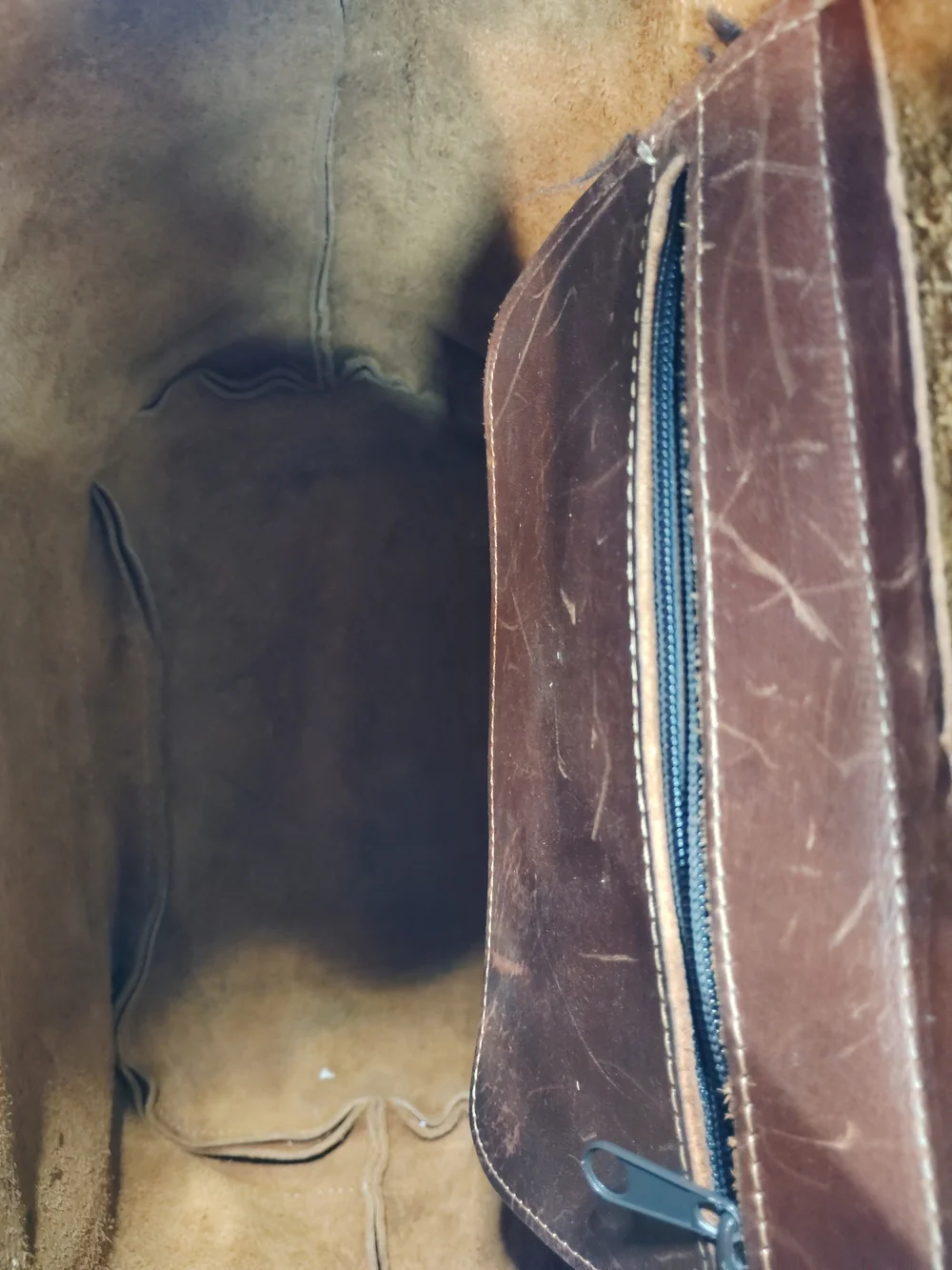Full Grain Leather Backpack/Briefcase in Brown - Premium Carryall